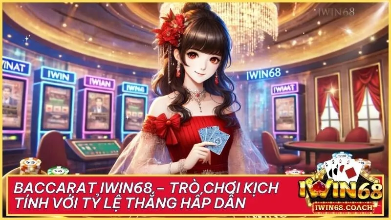 Baccarat Iwin68 – Trò chơi kịch tính với tỷ lệ thắng hấp dẫn