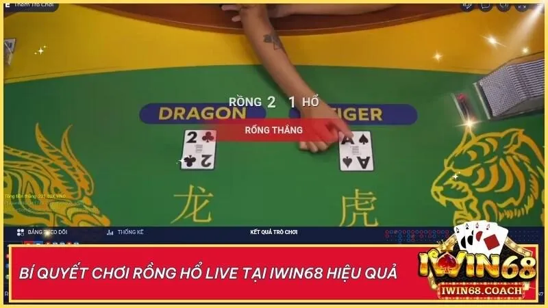 Rồng Hổ Live tại Iwin68 – Hướng dẫn chơi, mẹo cược và trải nghiệm hấp dẫn 5 Bạn cần quan sát kỹ lưỡng, cược thông minh và quản lý vốn hiệu quả để chinh phục mọi ván cược dễ dàng