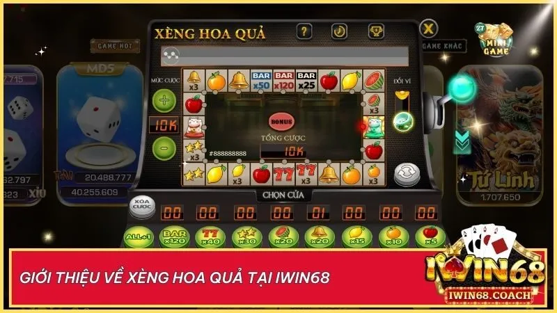 Xèng Hoa Quả tại cổng game Iwin68 – Trải nghiệm game nổ hũ hấp dẫn nhất 2 Tái hiện cảm giác slot truyền thống với Xèng Hoa Quả đẳng cấp từ Iwin68