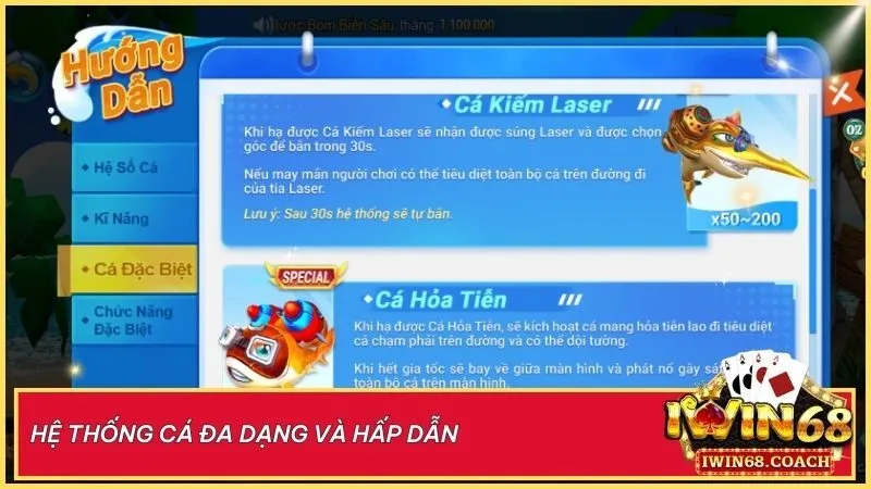 Khám phá hệ thống cá độc đáo tại Iwin68 – Thách thức kỹ năng, rinh thưởng giá trị