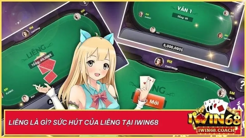 Liêng tại Iwin68 là trò chơi bài hấp dẫn kết hợp may mắn và chiến thuật