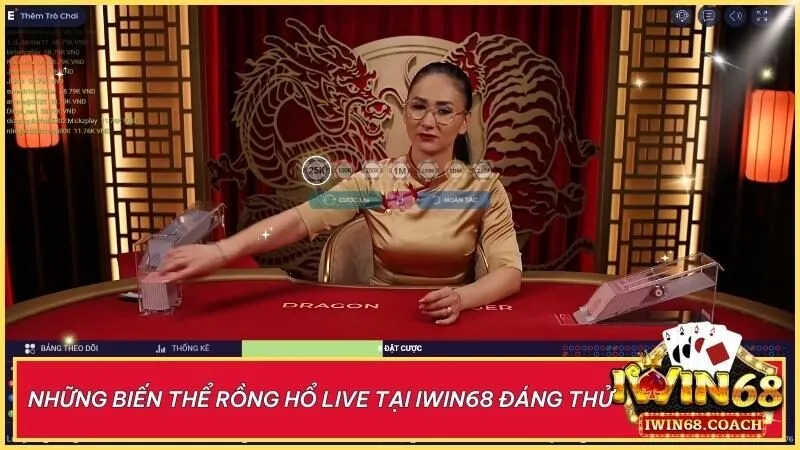 Rồng Hổ Live tại Iwin68 – Hướng dẫn chơi, mẹo cược và trải nghiệm hấp dẫn 4 Trải nghiệm Rồng Hổ Live tại Iwin68 với bản classic, Lightning Dragon Tiger hấp dẫn và Rồng Hổ VIP đẳng cấp