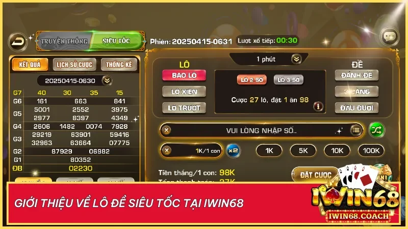 Trải nghiệm quay số siêu nhanh mỗi 75 giây mang đến cơ hội trúng lớn liên tục trong ngày.